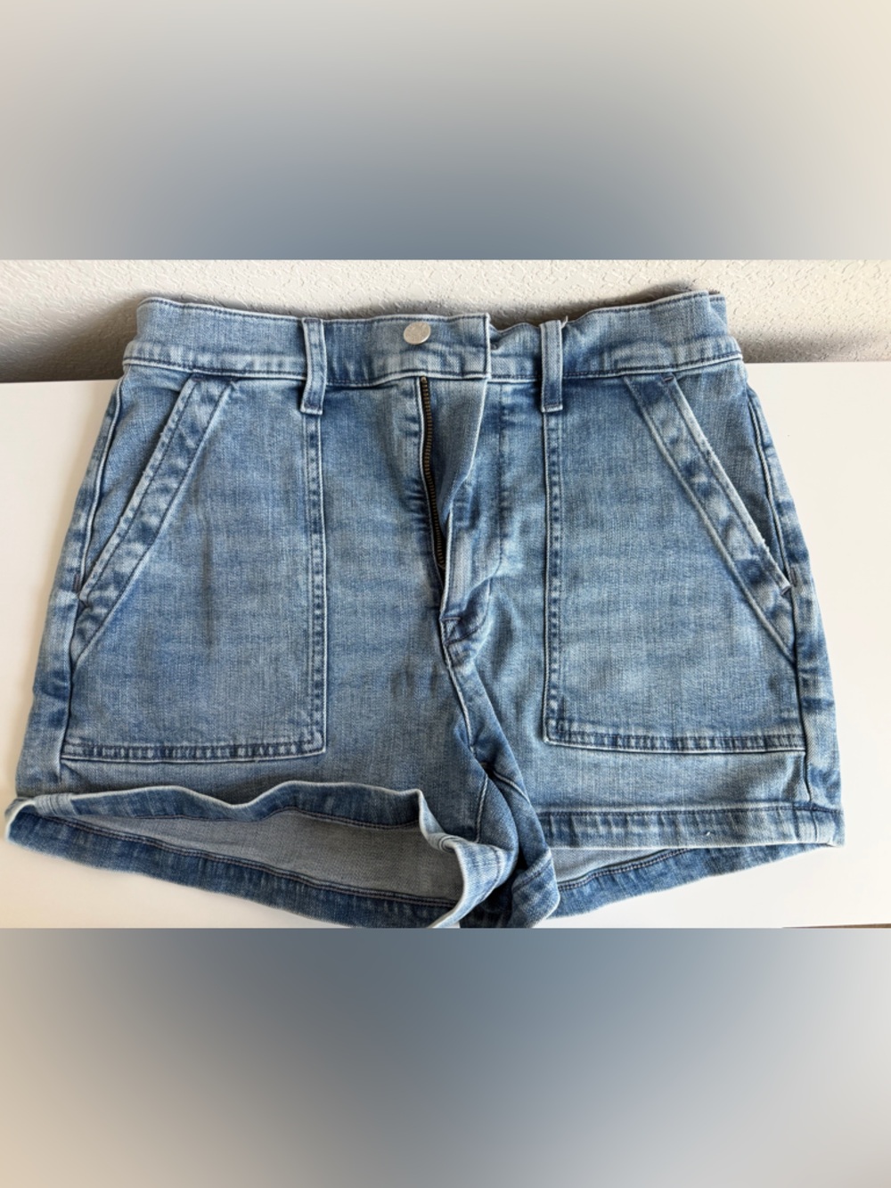 J. Crew Women's Relaxed Light Wash Denim Shorts